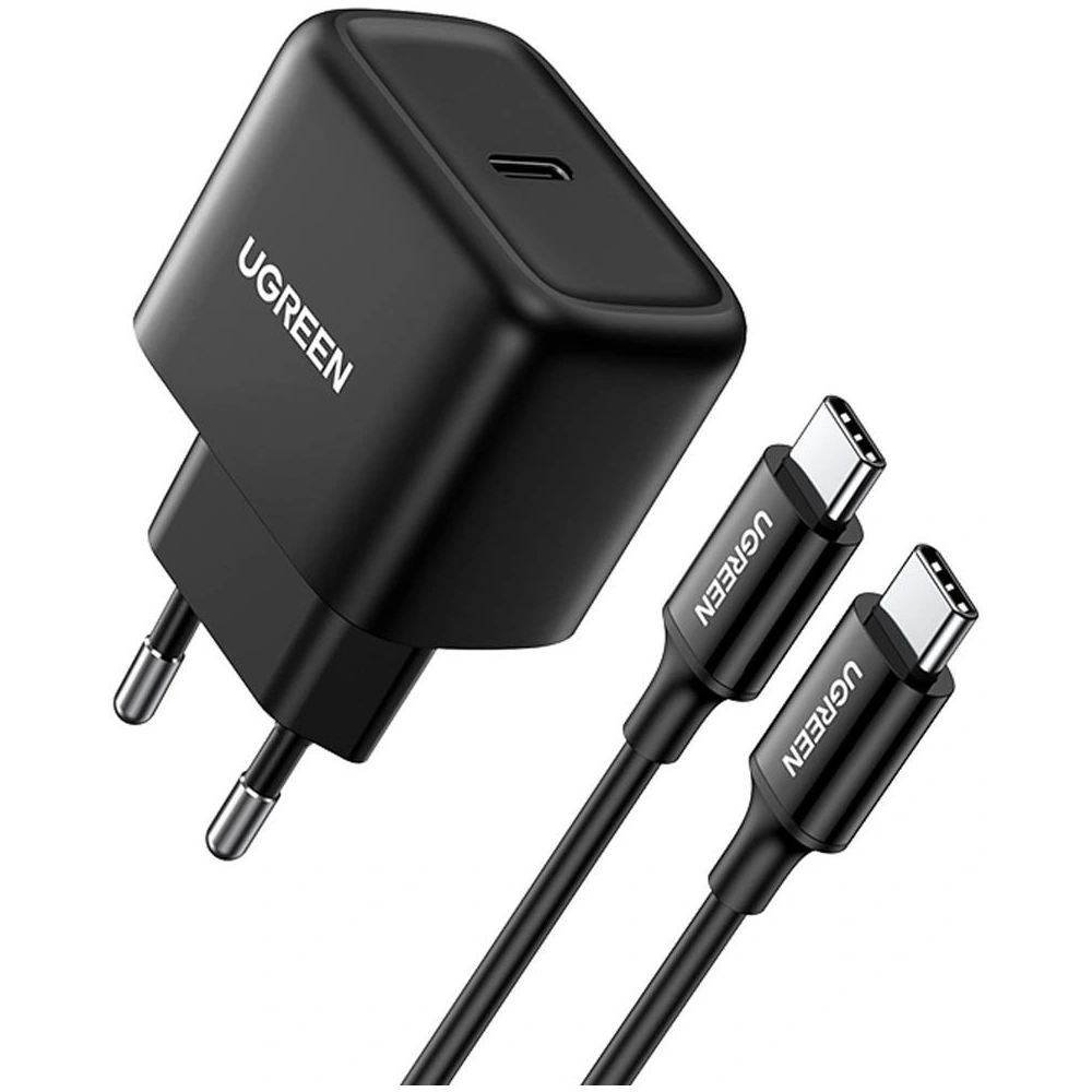 Hurtownia GSM - Nabíječka síťová Ugreen USB-C 25W černá (CD250) - UGR1444 - {ean13} - Hurt