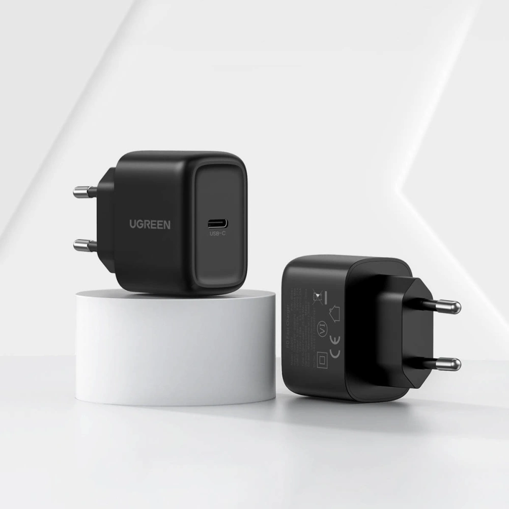 Hurtownia GSM - Nabíječka síťová Ugreen USB-C 25W černá (CD250) - UGR1444 - {ean13} - Hurt