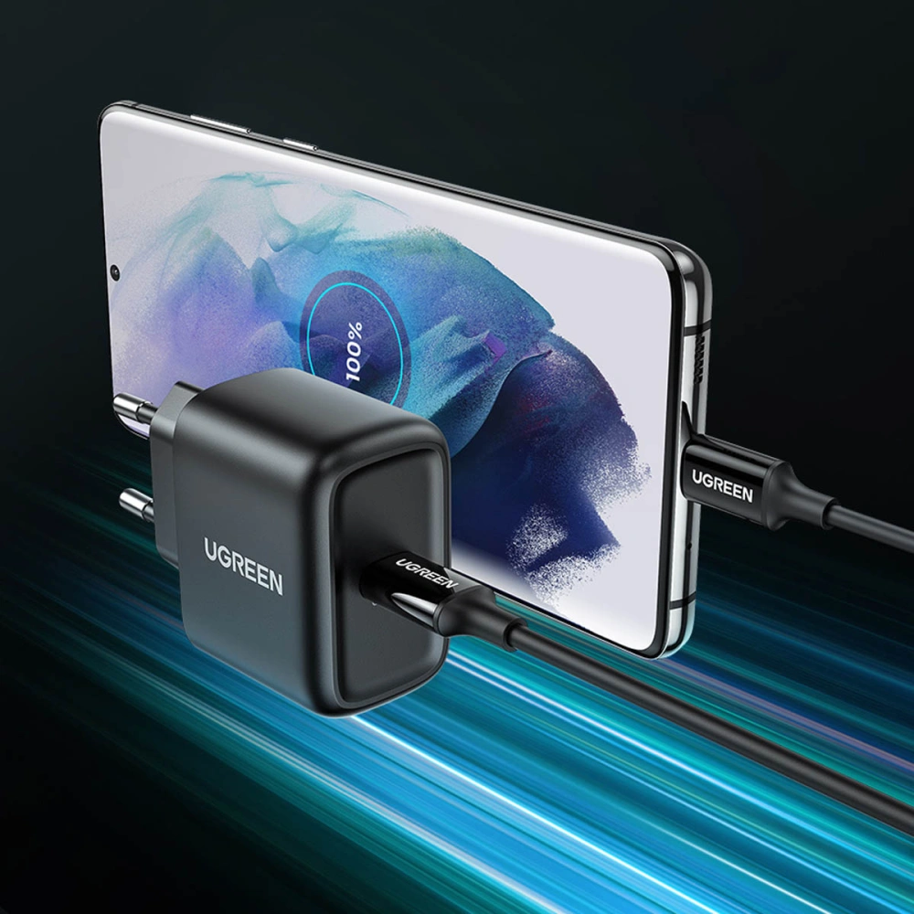 Hurtownia GSM - Nabíječka síťová Ugreen USB-C 25W černá (CD250) - UGR1444 - {ean13} - Hurt