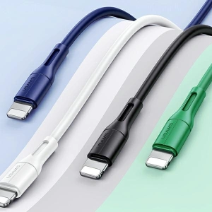 Hurtownia GSM - Kabel USB-A - Lightning USAMS U68 2A 1m biały SJ500USB02 (US-SJ500) - USA881 - {ean13} - Hurt