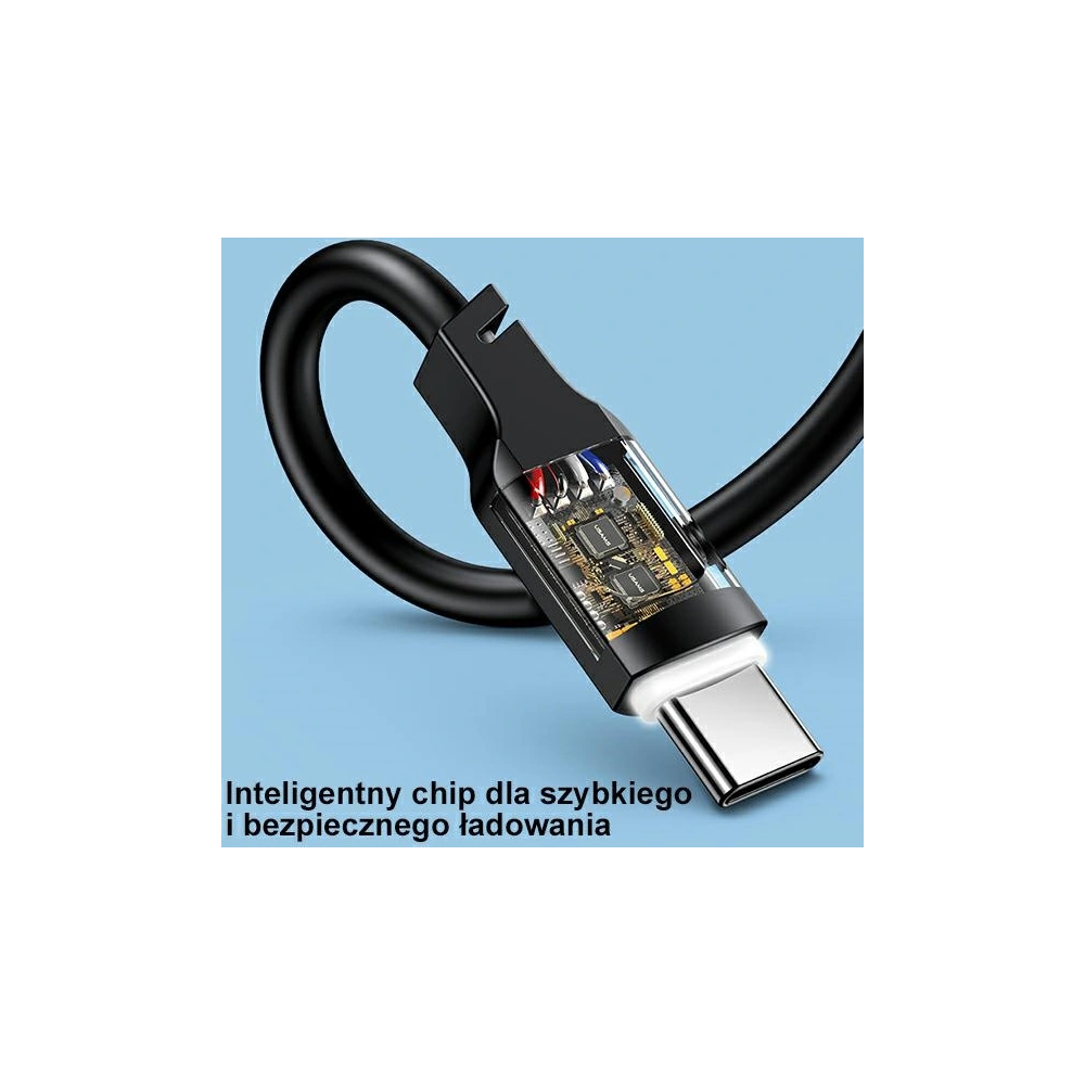 Hurtownia GSM - Cablu USAMS USB-C la USB-C PD Încărcare Rapidă 1,2m 100W Lithe Series negru SJ567USB01 (US-SJ567) - USA882 - {ean13} - Hurt