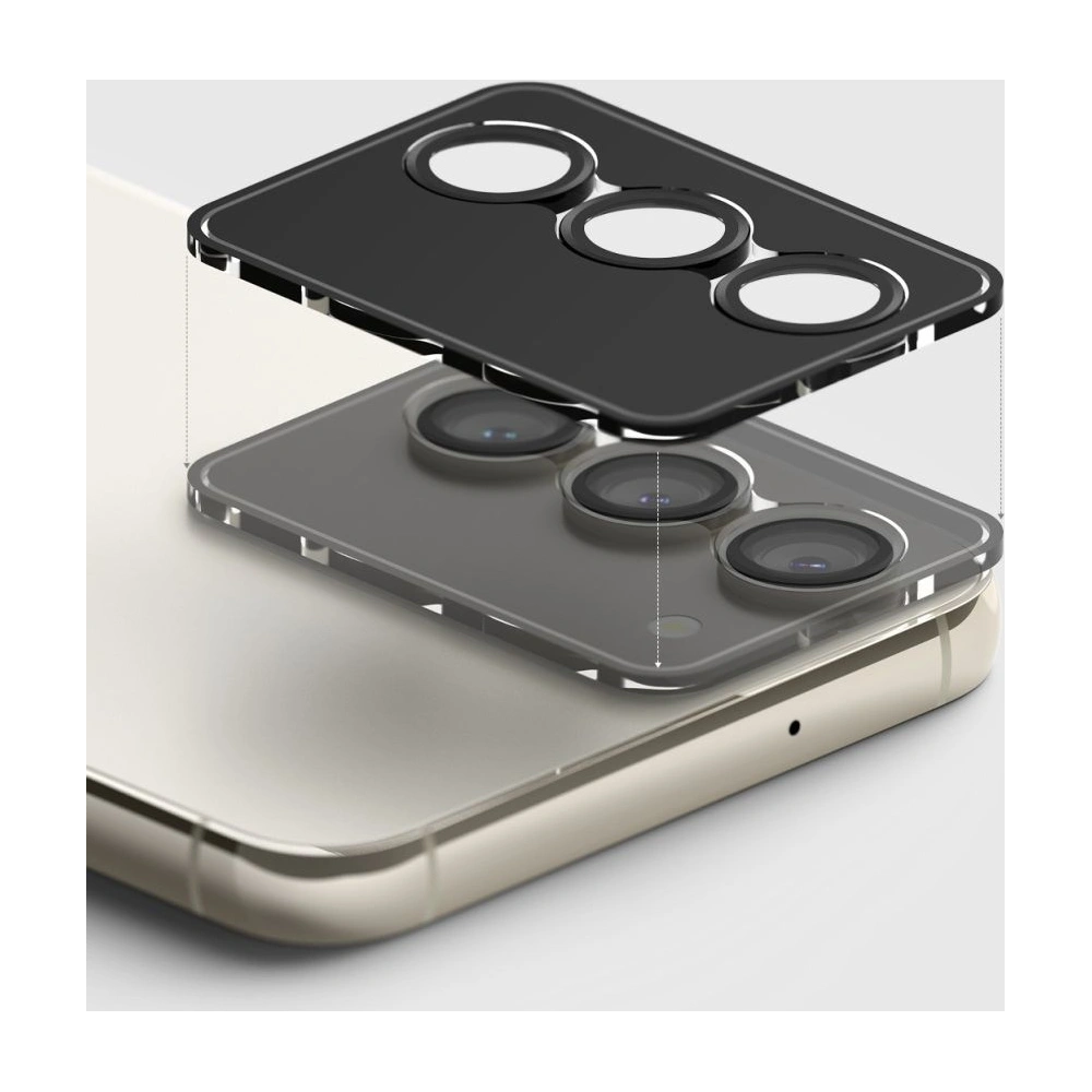 Hurtownia GSM - Osavenirea Aparatului Acoperire Protectoare Ringke Cadru Sticlă Galaxy S23 / S23+ Plus Negru - RGK1773 - {ean13} - Hurt