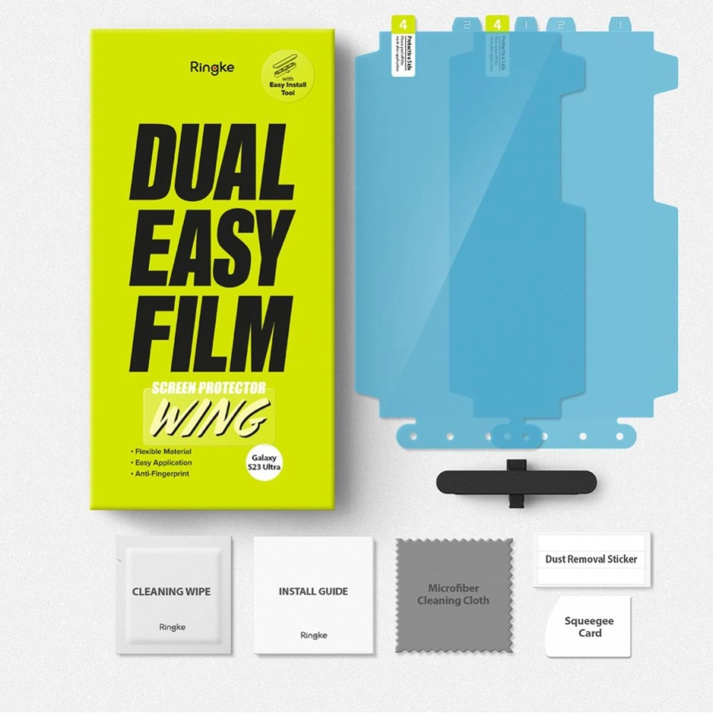 Hurtownia GSM - Schutzfolie Ringke Dual Easy 2-Pack Galaxy S23 Ultra Klar - RGK1776 - {ean13} - Hurt