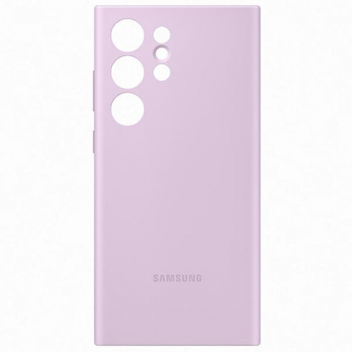 Samsung Distributor - 8806094770568 - SMG830 - Samsung Galaxy S23 Ultra EF-PS918TV Silicone Cover Lavender - B2B homescreen
