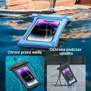 Wholesale USAMS Waterproof case 7" YD011 blue 7FSD1102 - USA884 - {ean13} - Hurt