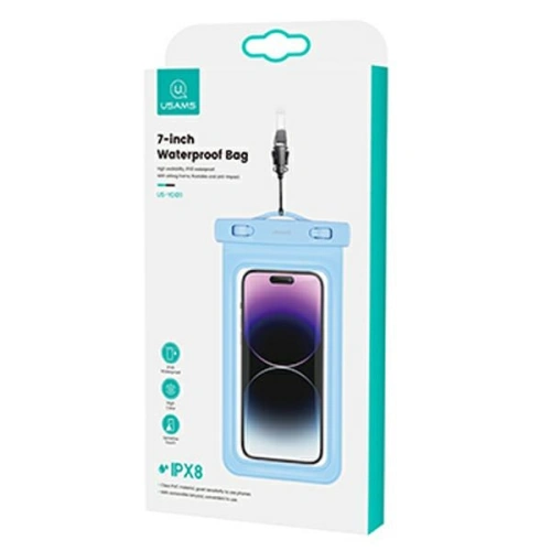  Etui wodoodporne USAMS 7" YD011 niebieskie 7FSD1102