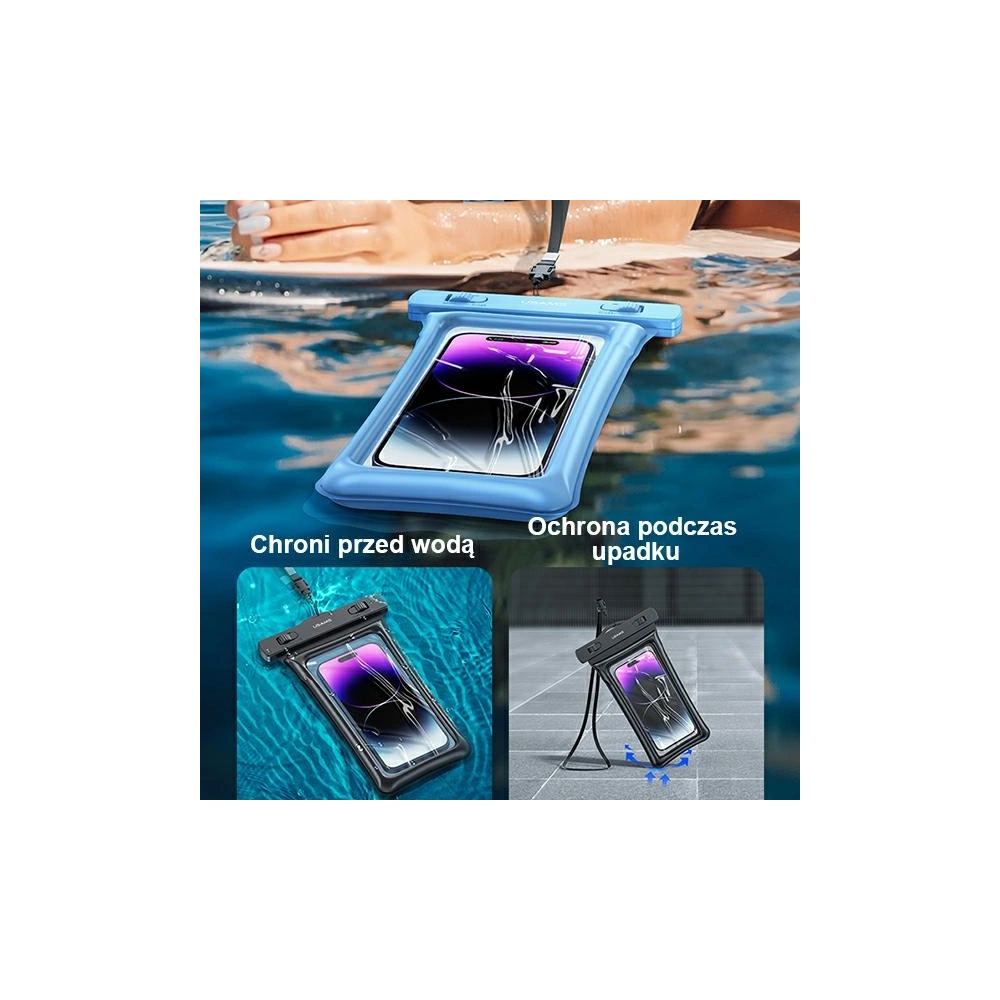 Wholesale USAMS Waterproof case 7" YD011 transparent 7FSD1104 - USA886 - {ean13} - Hurt
