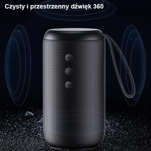 Wholesale USAMS Waterproof Wireless Speaker with Lanyard YC Series Bluetooth 5.0 10W black YC011YX01 - USA887 - {ean13} - Hurt