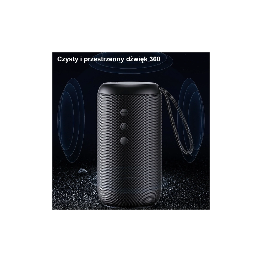 Hurtownia GSM - USAMS YC Sorozat Bluetooth 5.0 10W Vízálló fekete YC011YX01 hangszóró - USA887 - {ean13} - Hurt