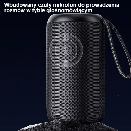 Głośnik USAMS YC Series Bluetooth 5.0 10W Wodoszczelny czarny YC011YX01