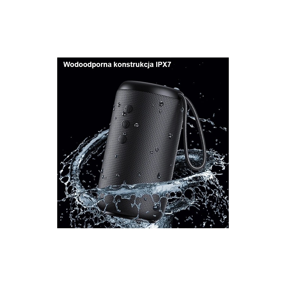 Hurtownia GSM - USAMS YC Sorozat Bluetooth 5.0 10W Vízálló fekete YC011YX01 hangszóró - USA887 - {ean13} - Hurt