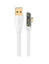 Hurtownia GSM - Cablul unghiular USAMS USB-A/USB-C PD 6A 66W Seria Iceflake 1,2m alb SJ585USB02 (US-SJ585) - USA888 - {ean13} - Hurt
