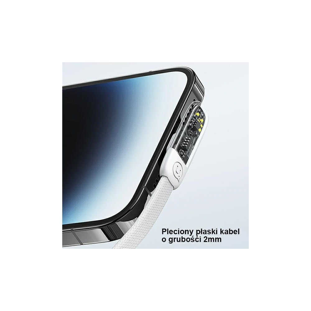 Hurtownia GSM - Kabel úhlový USAMS USB-A/USB-C PD 6A 66W Iceflake Series 1,2m černý SJ585USB01 (US-SJ585) - USA889 - {ean13} - Hurt