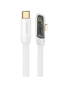 Hurtownia GSM - USAMS USB-C/Lightning PD 20W Iceflake sorozatú 2m-es fehér sarokkábel SJ586USB02 (US-SJ586) - USA892 - {ean13} - Hurt