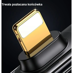 Winkelkabel USAMS USB-C/Lightning PD 20W Iceflake Series 2m weiß SJ586USB02 (US-SJ586)