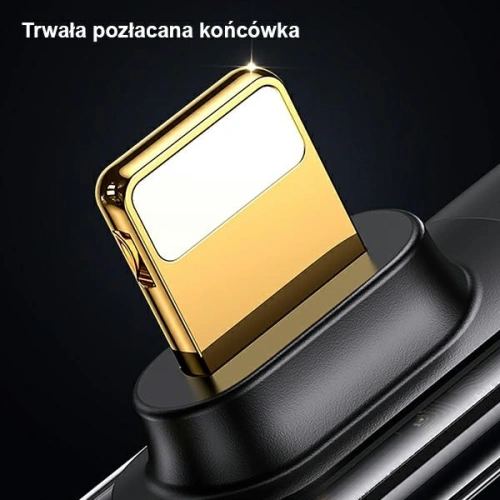 Kabel kątowy USAMS USB-C/Lightning PD 20W Iceflake Series 2m biały SJ586USB02 (US-SJ586)