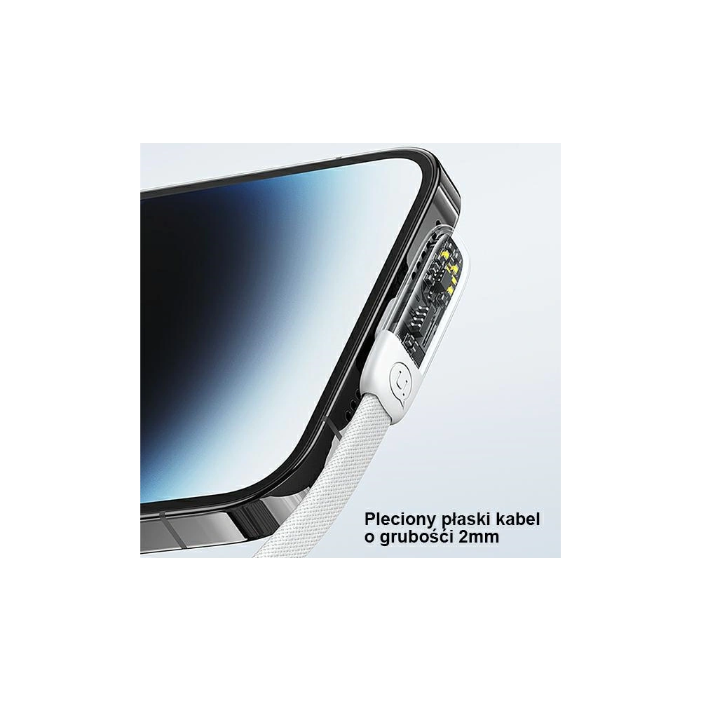Hurtownia GSM - Úhlový kabel USAMS USB-C - USB-C PD 100W Iceflake Series 1,2m černý/black SJ584USB01 (US-SJ584) - USA895 - {ean13} - Hurt