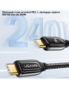 Hurtownia GSM - Kabel USAMS U82 USB-C - USB-C 1.2m 240W PD 3.1 Rychlé nabíjení černý/black SJ580USB01 (US-SJ580) - USA898 - {ean13} - Hurt