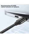 Hurtownia GSM - Kabel USAMS U82 USB-C - USB-C 1.2m 240W PD 3.1 Rychlé nabíjení černý/black SJ580USB01 (US-SJ580) - USA898 - {ean13} - Hurt