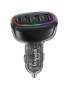 Ładowarka Samochowoa USAMS 1xUSB-C 3xUSB-A C34 48W 3A+C PD czarna CC170CC01 (US-CC170)