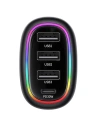 Hurtownia GSM - USAMS autós töltő 1xUSB-C 3xUSB-A C34 48W 3A+C PD fekete CC170CC01 (US-CC170) - USA900 - {ean13} - Hurt