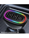 Hurtownia GSM - Încărcător auto USAMS 1xUSB-C 3xUSB-A C34 48W 3A+C PD negru CC170CC01 (US-CC170) - USA900 - {ean13} - Hurt