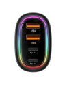 Hurtownia GSM - Autonabíječka USAMS 2xUSB-C 2xUSB-A C34 120W černá CC169CC02 (US-CC169) - USA902 - {ean13} - Hurt
