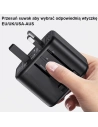 Hurtownia GSM - USAMS Netzteil 2xUSB T55 12W universeller Adapter 4w1 US/AU/EU/UK schwarz CC173TC01 (US-CC173) - USA904 - {ean13} - Hurt