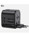 Hurtownia GSM - USAMS Netzteil 2xUSB T55 12W universeller Adapter 4w1 US/AU/EU/UK schwarz CC173TC01 (US-CC173) - USA904 - {ean13} - Hurt