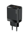 Síťová nabíječka USAMS 2xUSB-C T54 40W PD černá CC172TC01 (US-CC172)