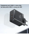Hurtownia GSM - Ładowarka Sieciowa USAMS 2xUSB-C T54 40W PD czarna CC172TC01 (US-CC172) - USA905 - {ean13} - Hurt