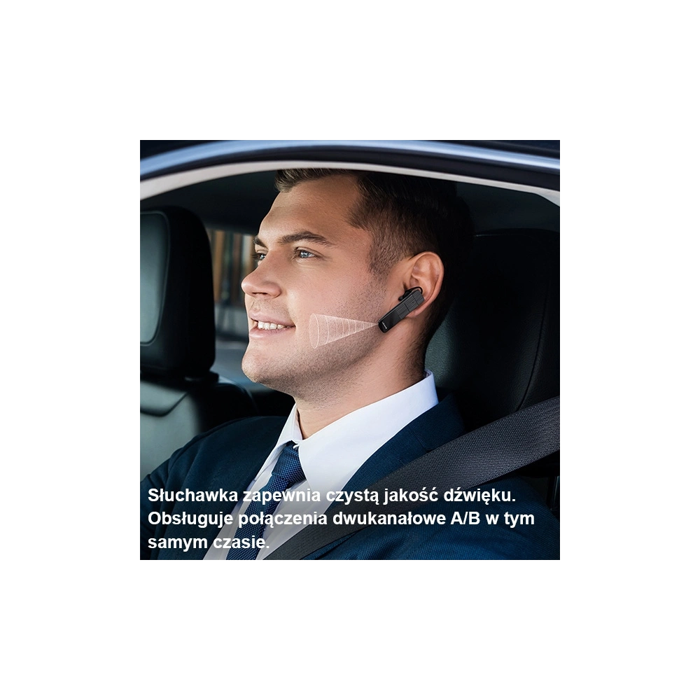 Hurtownia GSM - Bluetooth-Headset USAMS 5.0 BT2 schwarz BHUBT201 (USAMS-BT2) - USA908 - {ean13} - Hurt