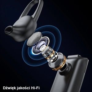 Hurtownia GSM - Bluetooth-Headset USAMS 5.0 BT2 schwarz BHUBT201 (USAMS-BT2) - USA908 - {ean13} - Hurt