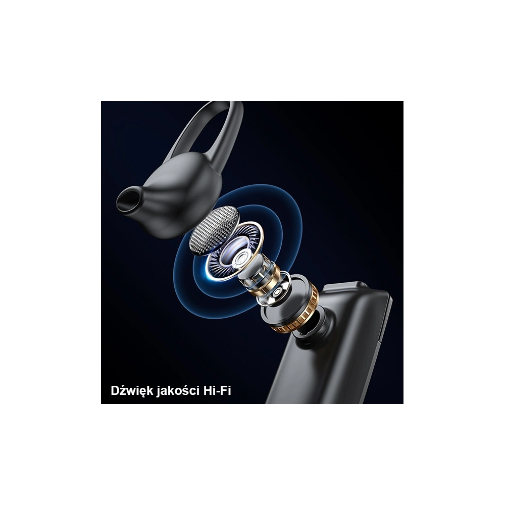 Hurtownia GSM - Bluetooth-Headset USAMS 5.0 BT2 schwarz BHUBT201 (USAMS-BT2) - USA908 - {ean13} - Hurt