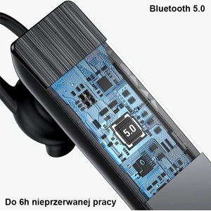 Hurtownia GSM - Bluetooth-Headset USAMS 5.0 BT2 schwarz BHUBT201 (USAMS-BT2) - USA908 - {ean13} - Hurt