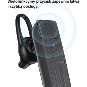 Hurtownia GSM - Bluetooth-Headset USAMS 5.0 BT2 schwarz BHUBT201 (USAMS-BT2) - USA908 - {ean13} - Hurt