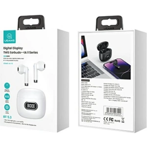 Hurtownia GSM - Sluchátka TWS USAMS IA II Series Bluetooth 5.3 bílá BHUIAII02 (USAMS-IAII15) - USA908WHT - {ean13} - Hurt