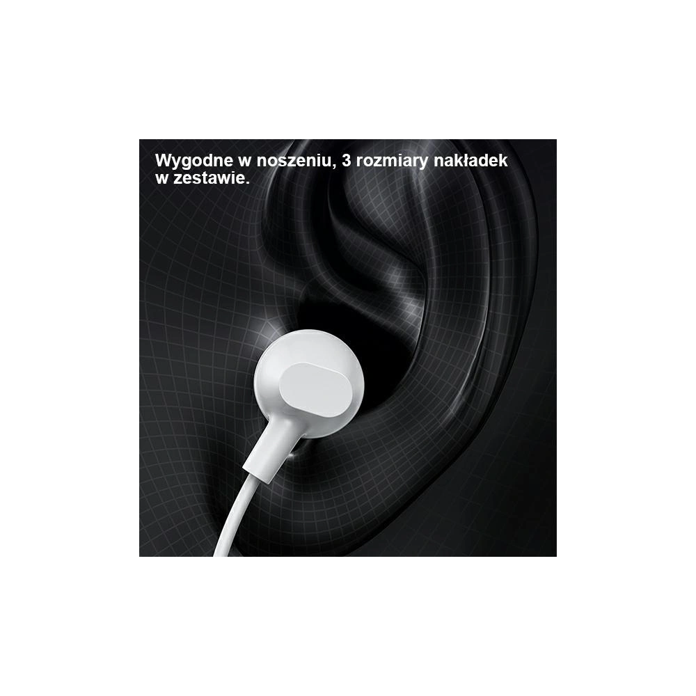 Wholesale USAMS Wired Earphones EP-47 3.5mm white 1.2m HSEP4702 (US-SJ594) - USA909 - {ean13} - Hurt