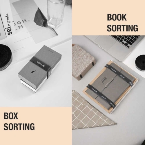 Taśma Rzep USAMS Velcro 1m czarna ZB60ZD02 (US-ZB060)