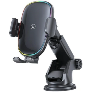 Wholesale USAMS US-CD187 15W Car Dashboard/Windshield Mount With Wireless Charger Built In Black CD187ZJ01 - USA912 - {ean13} - Hurt