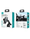 Hurtownia GSM - Automatischer Halter mit induktiver Ladung USAMS US-CD187 15W für Scheibe/Armaturenbrett schwarz CD187ZJ01 - USA912 - {ean13} - Hurt