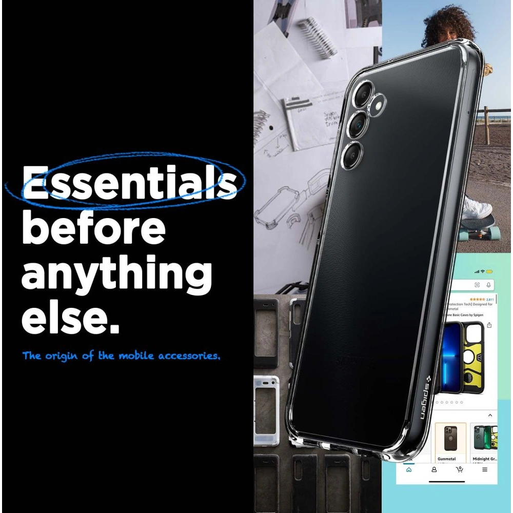 Wholesale Spigen Ultra Hybrid Samsung Galaxy A14 5G Crystal Clear - SPN2765 - {ean13} - Hurt