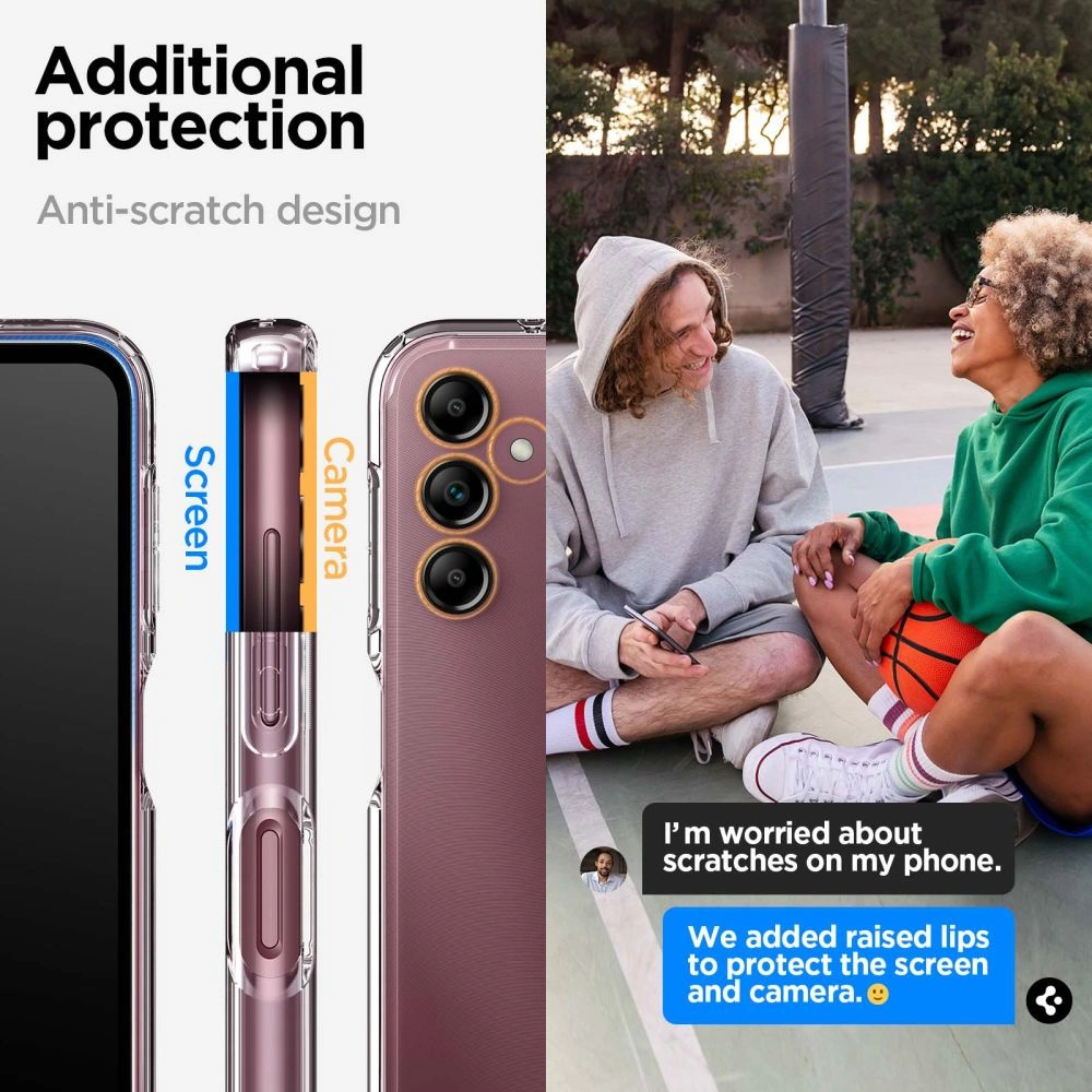Wholesale Spigen Ultra Hybrid Samsung Galaxy A14 5G Crystal Clear - SPN2765 - {ean13} - Hurt