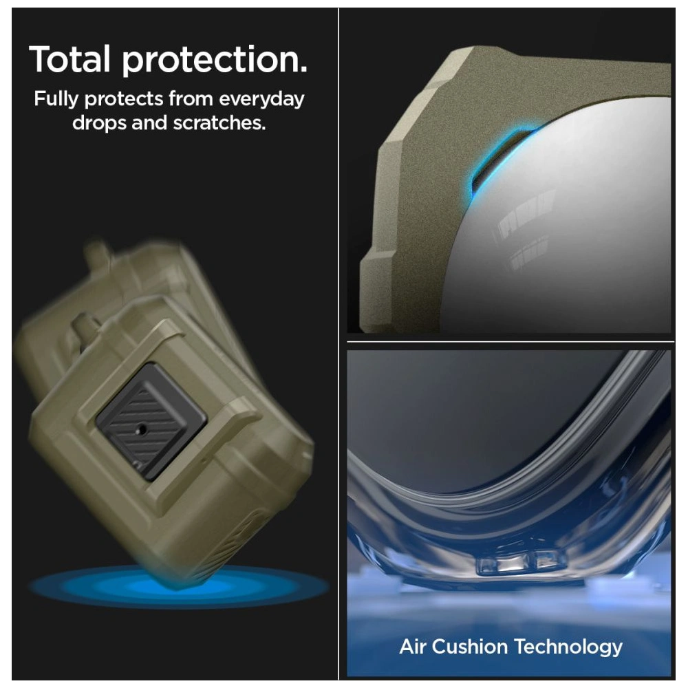 Wholesale Spigen Lock Fit Apple AirPods Pro 2/1 Vintage Khaki - SPN2767 - {ean13} - Hurt