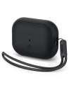 Etui Spigen Silicone Fit Strap Apple AirPods Pro 2/1 Negru