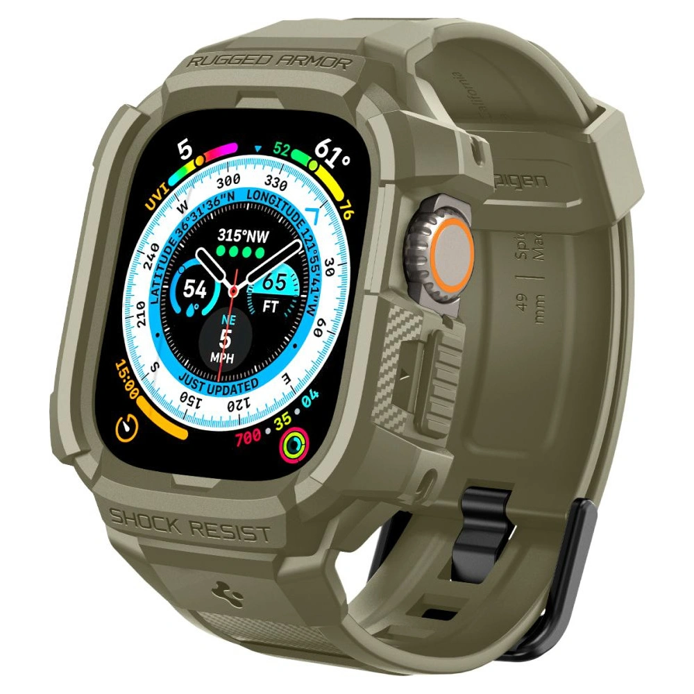 Hurtownia GSM - Armband + Case Spigen Rugged Armor Pro Apple Watch Ultra 49mm Vintage Khaki - SPN2769 - {ean13} - Hurt