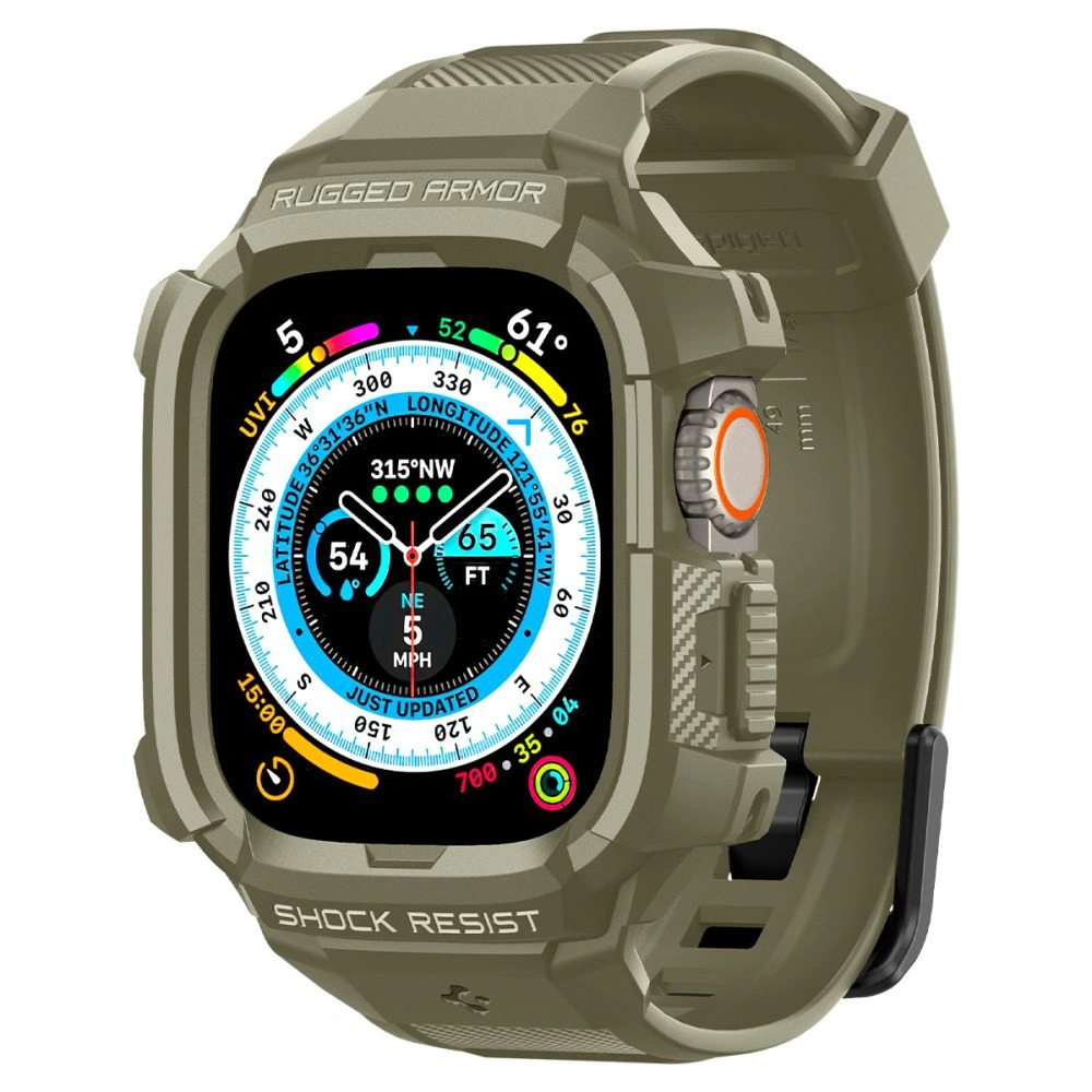Hurtownia GSM - Armband + Case Spigen Rugged Armor Pro Apple Watch Ultra 49mm Vintage Khaki - SPN2769 - {ean13} - Hurt