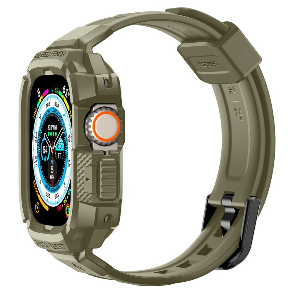 Hurtownia GSM - Armband + Case Spigen Rugged Armor Pro Apple Watch Ultra 49mm Vintage Khaki - SPN2769 - {ean13} - Hurt