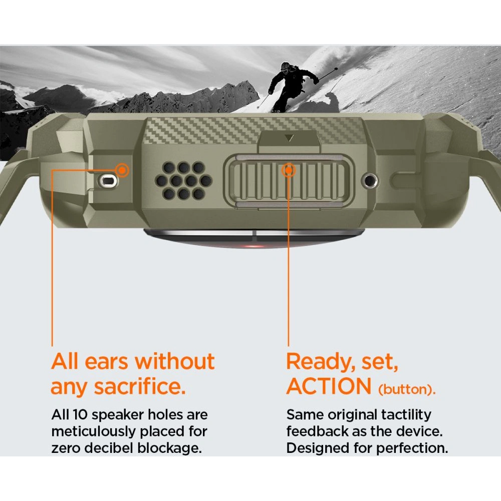 Hurtownia GSM - Armband + Case Spigen Rugged Armor Pro Apple Watch Ultra 49mm Vintage Khaki - SPN2769 - {ean13} - Hurt