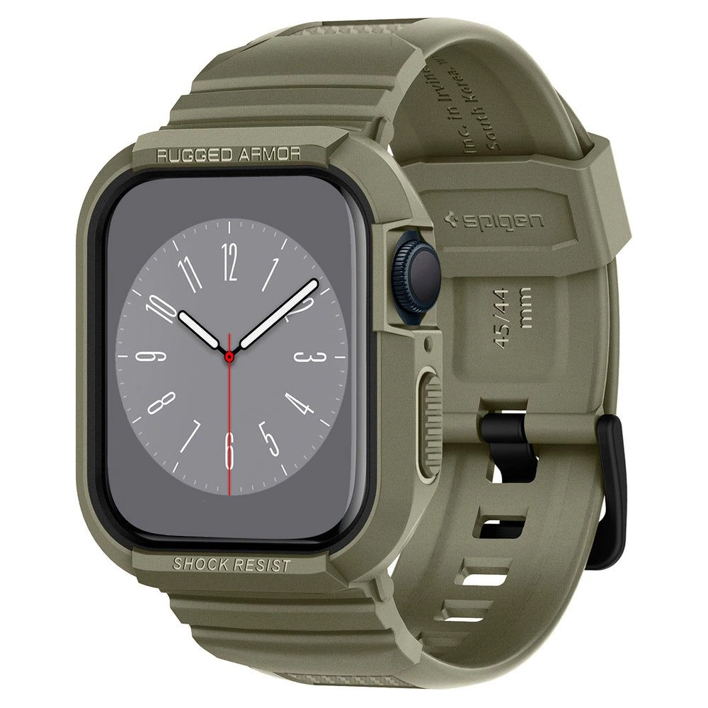 Wholesale Belt + case Spigen Rugged Armor Pro Apple Watch 4/5/6/7/SE 44/45mm Vintage Khaki - SPN2770 - {ean13} - Hurt
